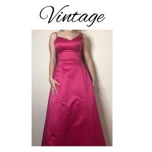 Scott McClintock Pink Satin Gown